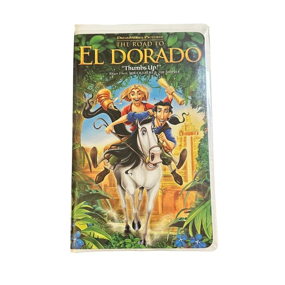 DreamWorks The Road to El Dorado VHS Tape